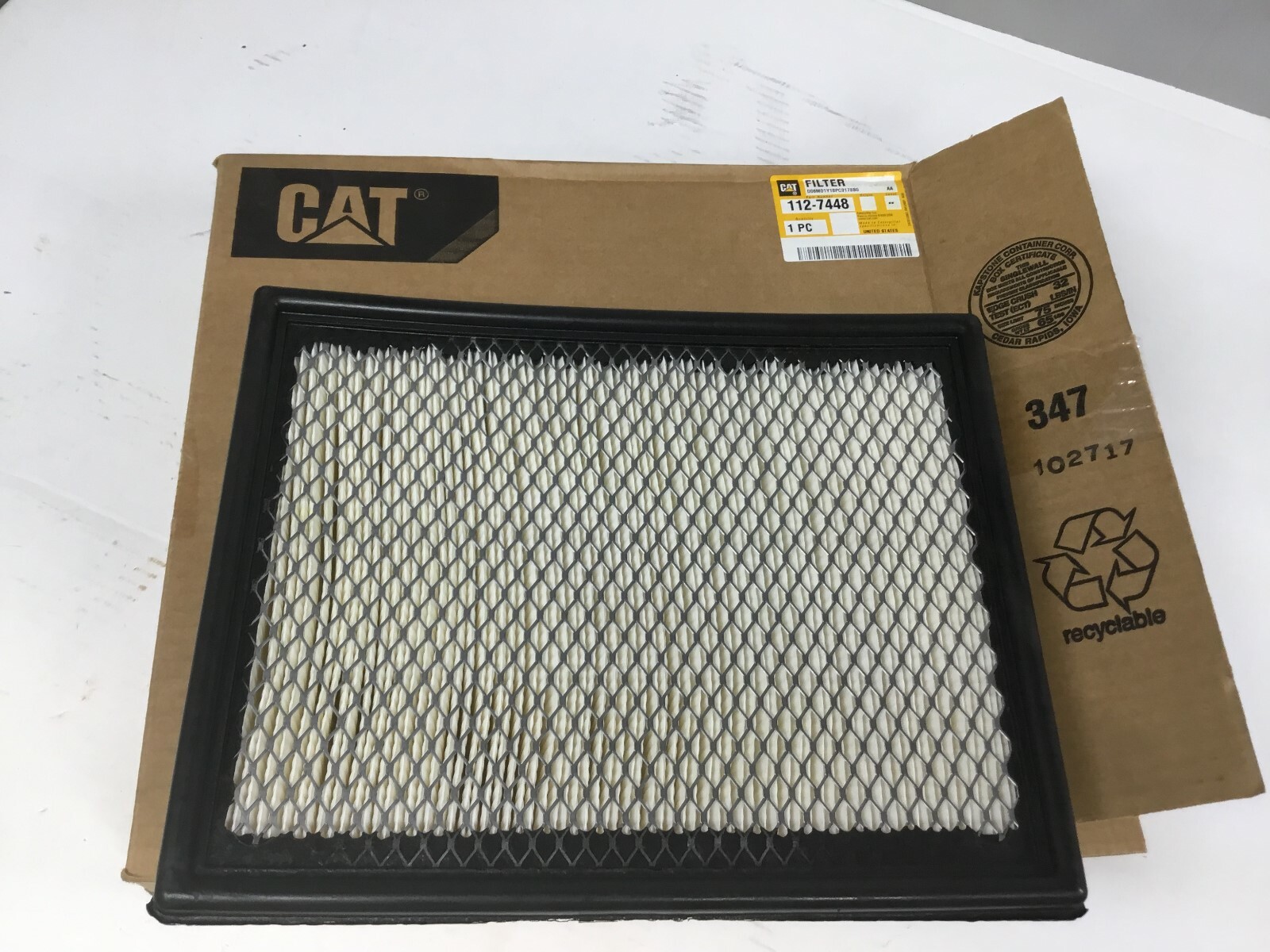 Filters Component – Part No 1127448 – CAT Spare Part