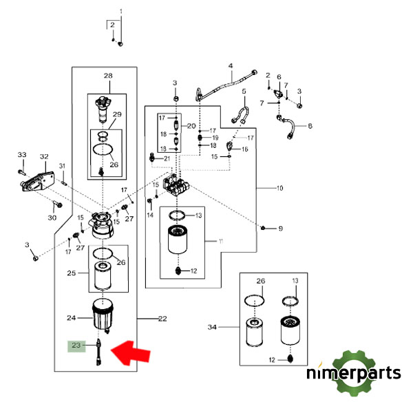 Fuel Level Sensor – Part No RE532949 – CAT Spare Part